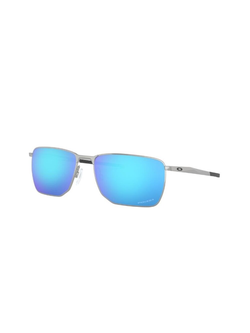 New Oakley Men's Sunglasses Silver Square Blue Lens Metal Frame OO4142 EJECTOR